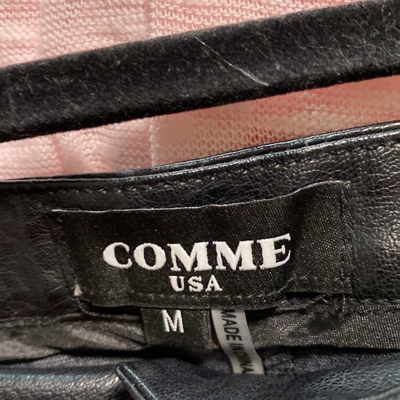 COMME LEATHER SKIRT 💋 - Picture 6 of 7